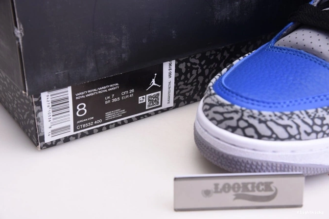 - 400 CT8532 3 Royal' Jordan Retro 'Varsity Air 1004